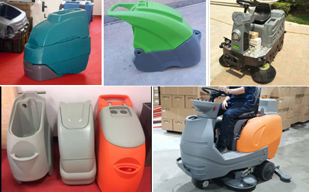 Custom Rotational Molding Service of Floor Cleaner Machine Plastic Housings